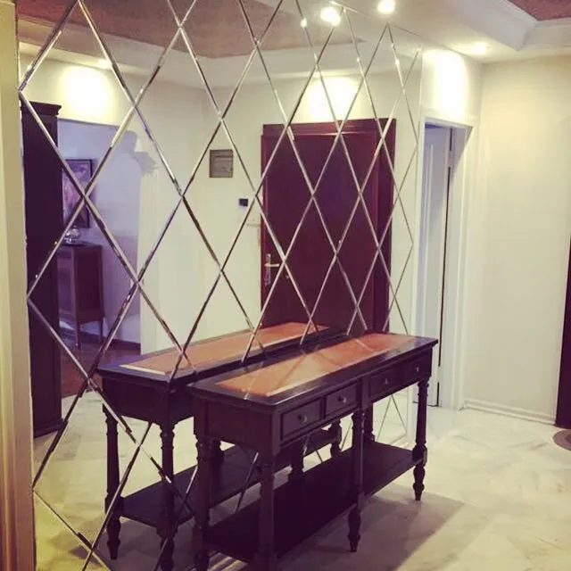 Beylikdüzü baklava dilimli ayna duvar kaplama modelleri ve montajı - Garant Cam