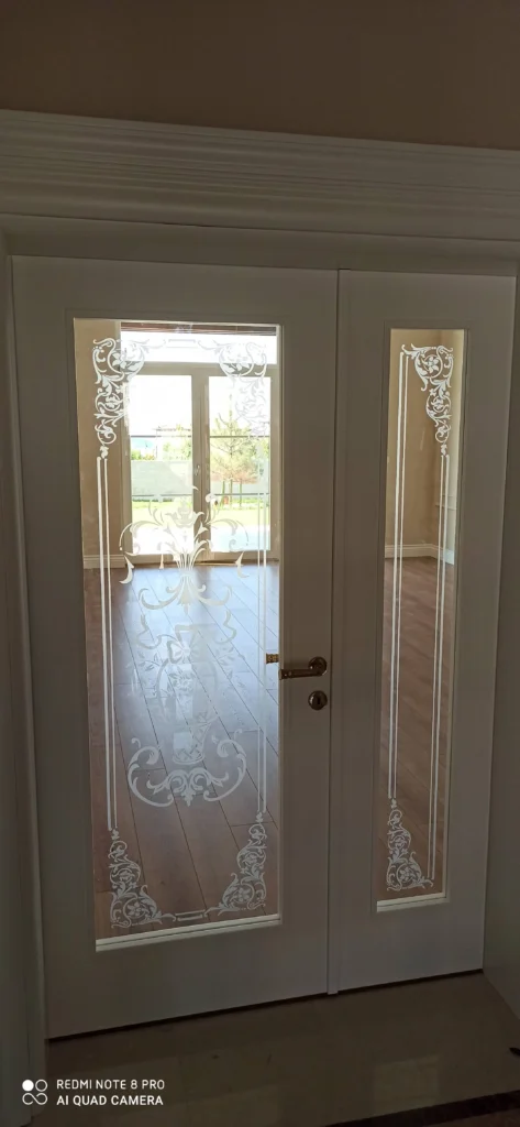 Cam kumlama desen işleme - Garant Cam