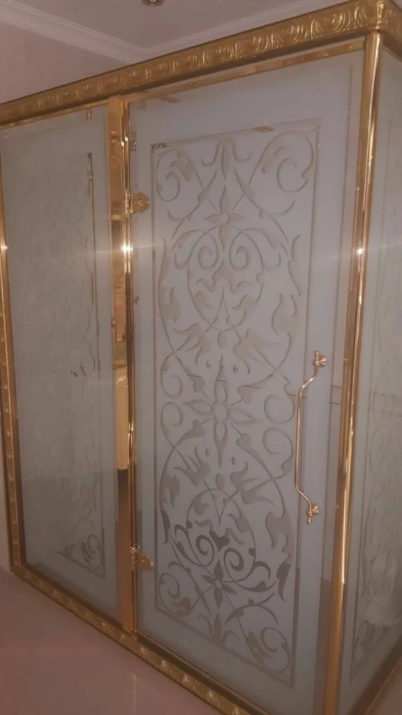 Cam kumlama desen işleme - Garant Cam