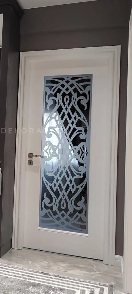 Cam kumlama desen işleme - Garant Cam