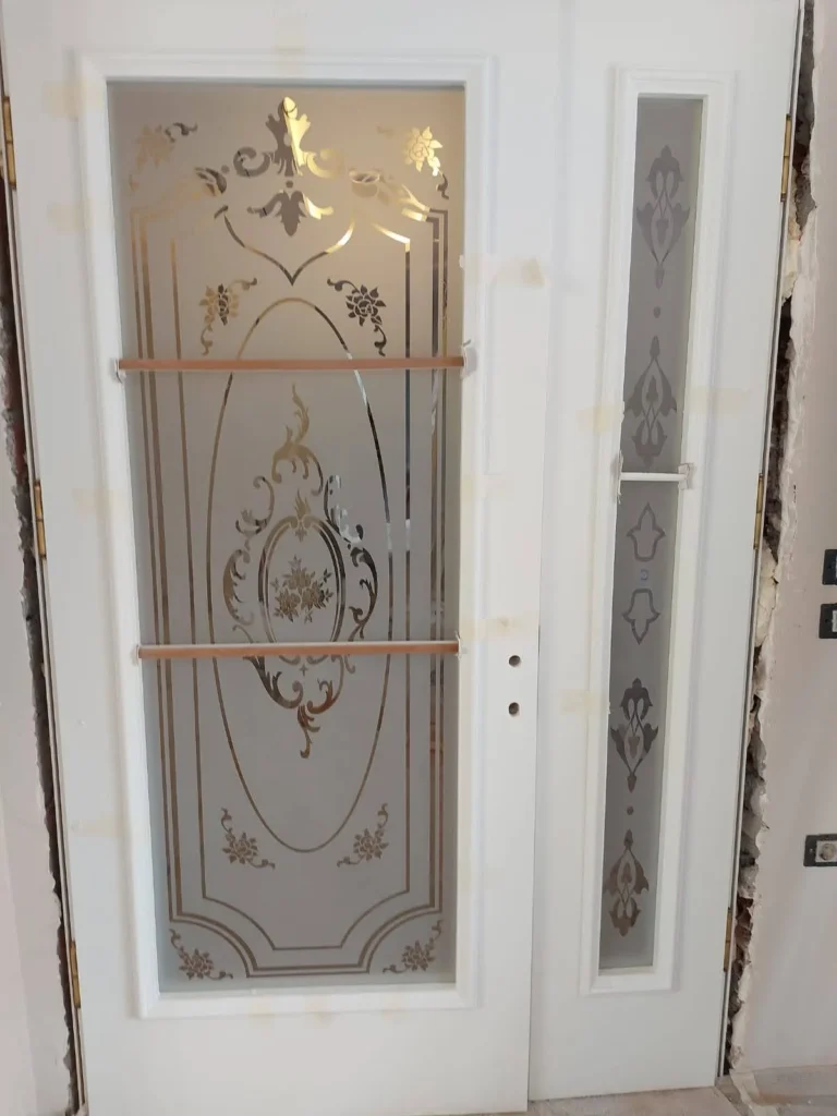 Cam kumlama desen işleme - Garant Cam