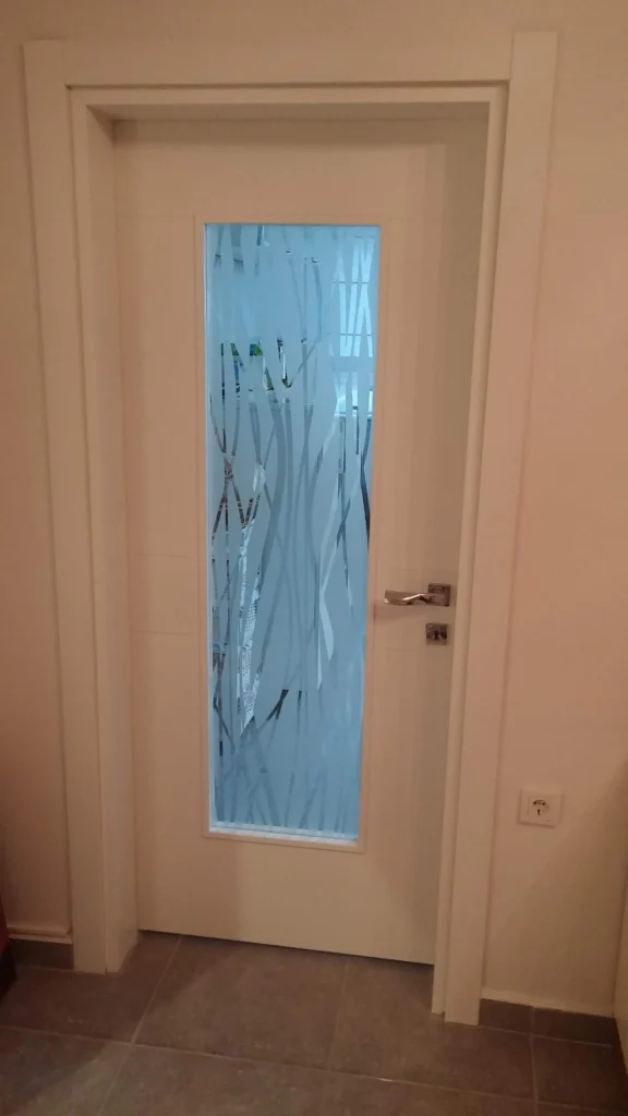 Cam kumlama desen işleme - Garant Cam