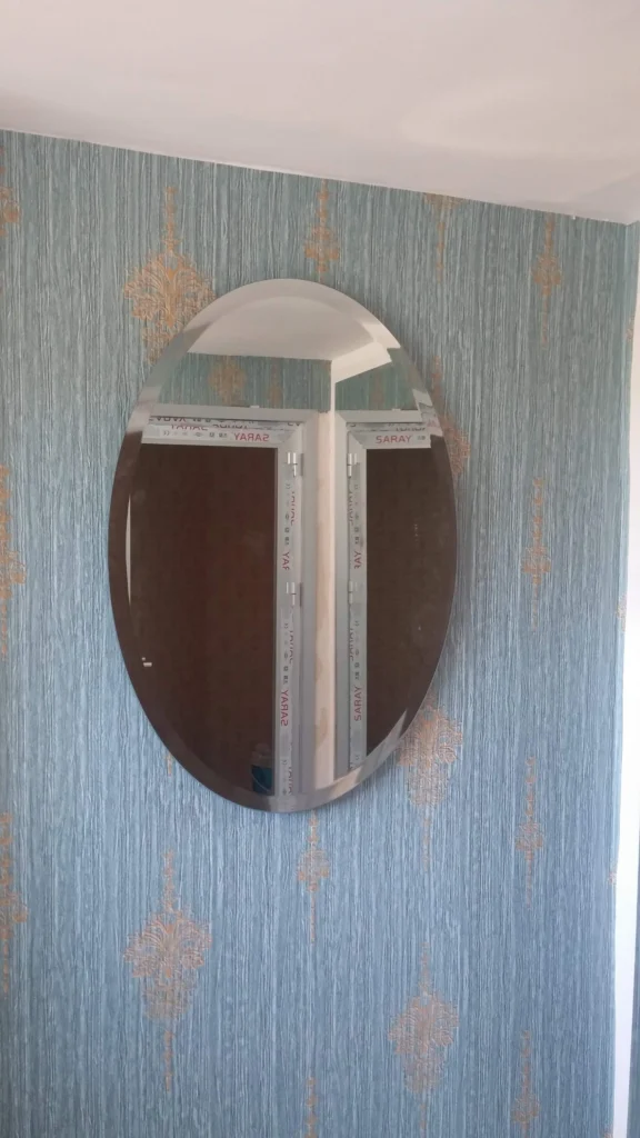 Dekoratif Temperli lamine rodajlı  cam ve ayna modelleri desen duvar kaplama ayna fiyatları ve montajı - Garant Cam 