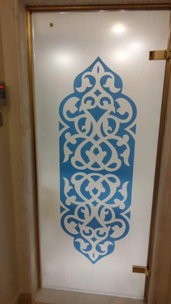 Çengelköy desenli cam kapı modelleri - Garant Cam