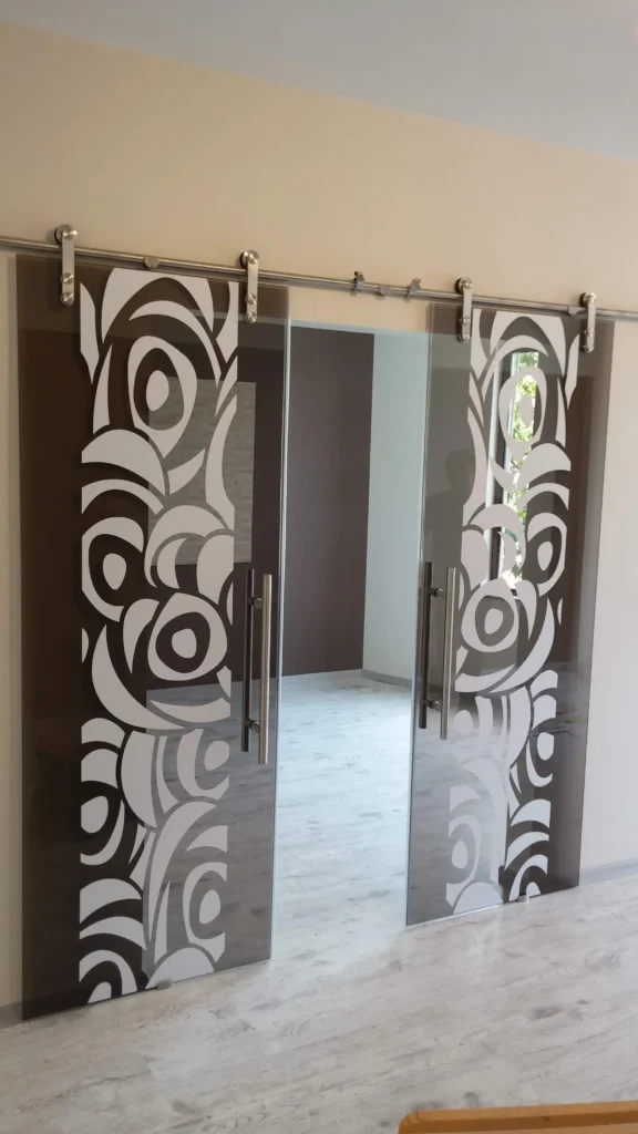 Etiler sürgülü ev cam kapı desenli modeller - Garant Cam