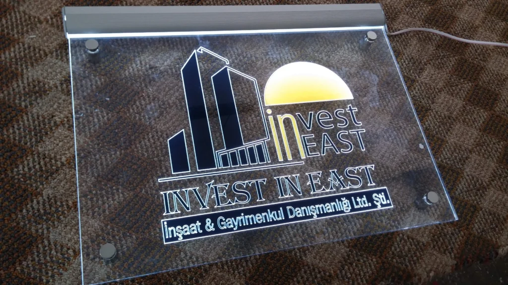 İstanbul  ışıklı cam tabela fiyatları -Garant Cam