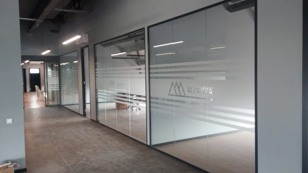 İstanbul ofis cam bölme sistemleri ve cam kapı - Garant Cam
