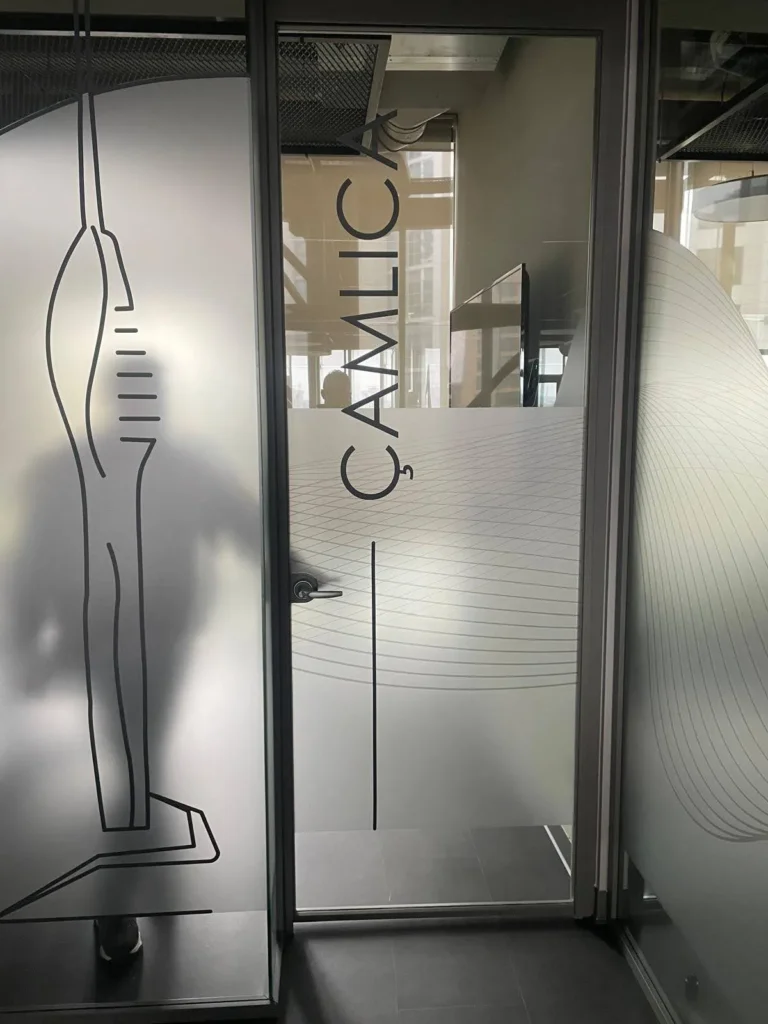 İstanbul buzlu ofis cam filmi montajı - Garant Cam