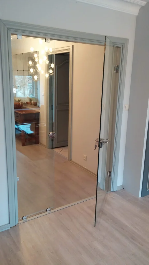 cam kapı modelleri salon için dekoratif cam kapılar - Garant Cam