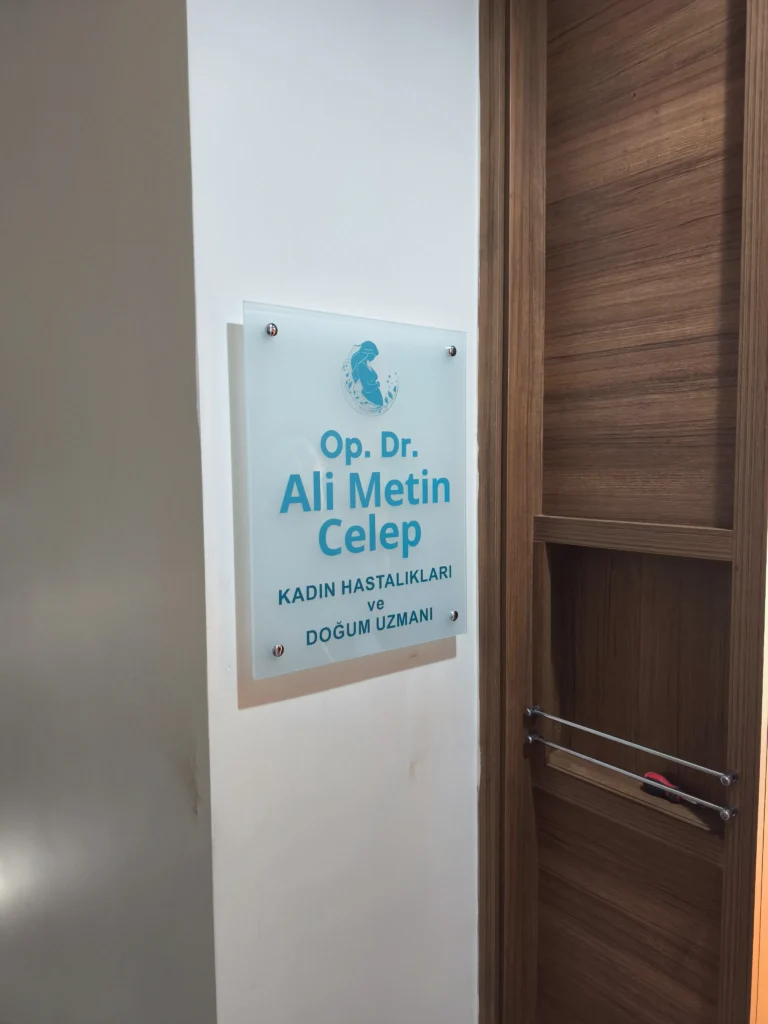 kapı giriş tabelası doktor muayene odası - GARANT CAM