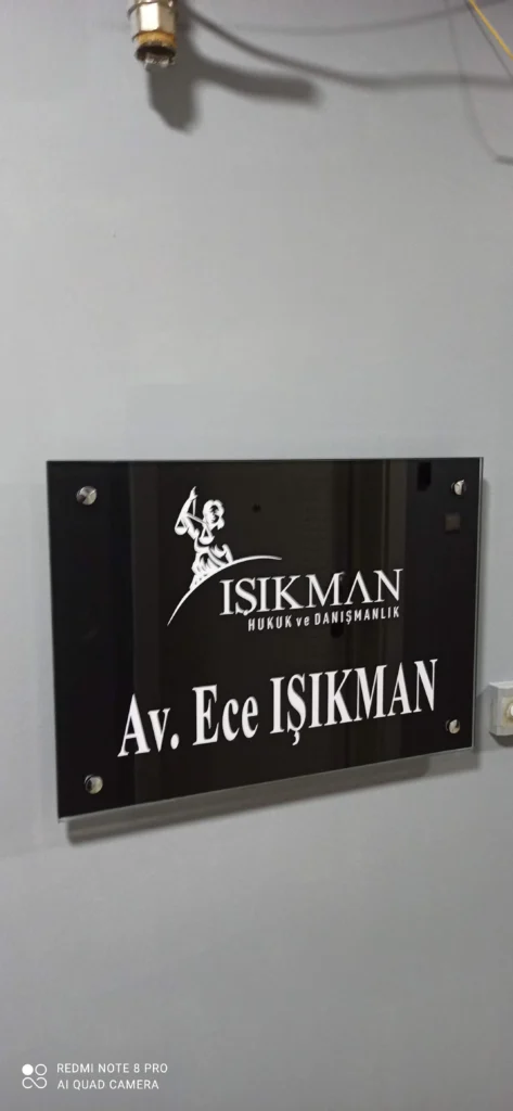 Avukat Ofis Tabelası
