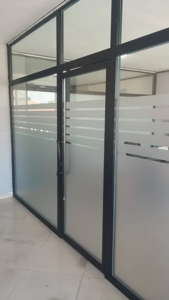 ofis camlarına mat cam filmi 